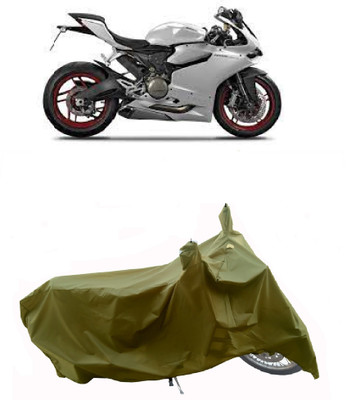 Wegather Two Wheeler Cover for Ducati(899 Panigale, Green)
