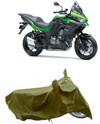 Wegather Two Wheeler Cover for Kawasaki(Versys 1000, Green)