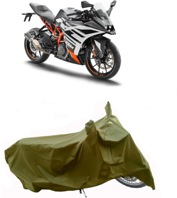 Wegather Two Wheeler Cover for KTM(RC 390 BS6, Green)