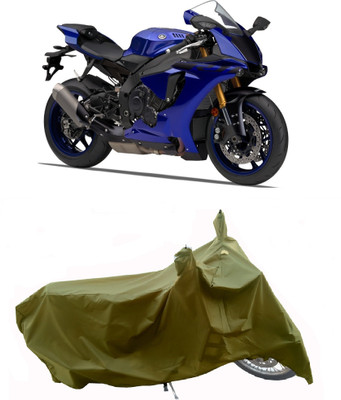 Wegather Two Wheeler Cover for Yamaha(YZF R1, Green)