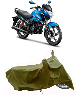 Wegather Two Wheeler Cover for Hero(Glamour i3s BS6, Green)