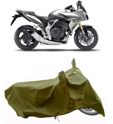 Wegather Two Wheeler Cover for Honda(CBF 1000, Green)