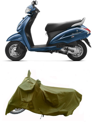 Wegather Two Wheeler Cover for Honda(Activa 3G, Green)