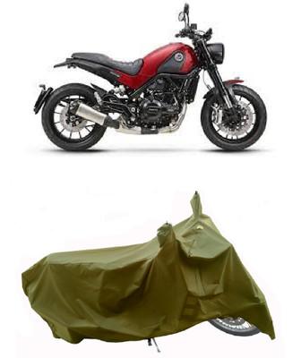Wegather Two Wheeler Cover for Benelli(Leoncino, Green)