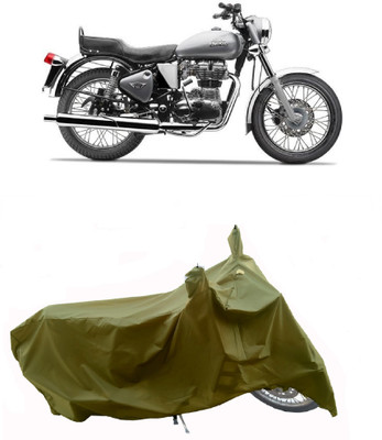Wegather Two Wheeler Cover for Royal Enfield(Electra 5S, Green)
