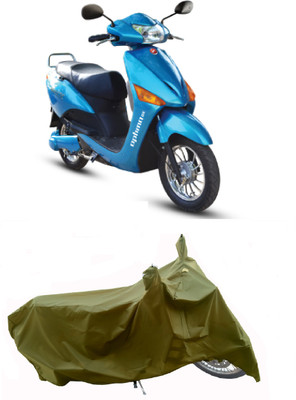 Wegather Two Wheeler Cover for Hero Electric(Electric Optima DX, Green)