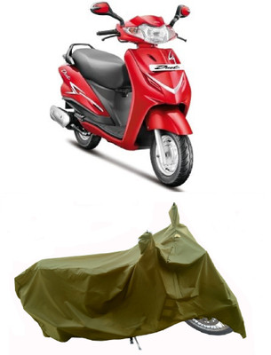 Wegather Two Wheeler Cover for Hero(Duet LX 110CC BS6, Green)