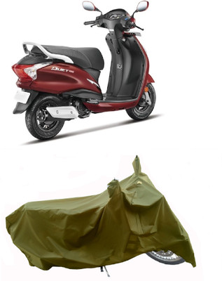 Wegather Two Wheeler Cover for Hero(Duet 125CC, Green)