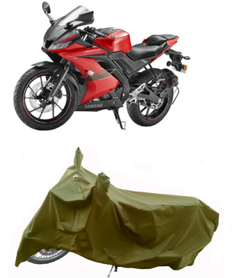 Wegather Two Wheeler Cover for Yamaha(YZF R15 V3, Green)