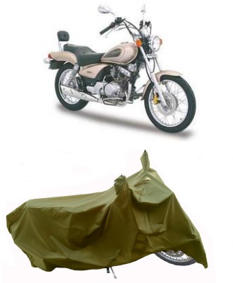 Wegather Two Wheeler Cover for Yamaha(Enticer, Green)