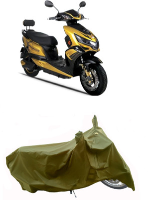 Wegather Two Wheeler Cover for Okinawa(Praise, Green)