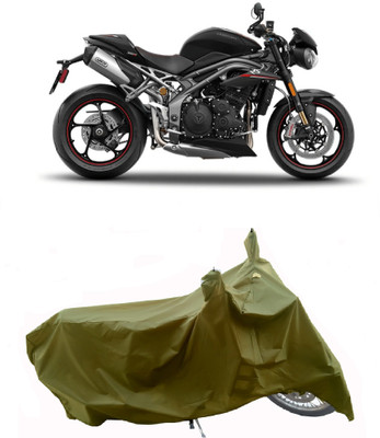 Wegather Two Wheeler Cover for Triumph(Speed Triple BS6, Green)