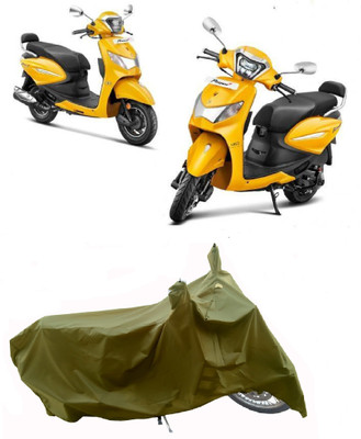 Wegather Two Wheeler Cover for Hero(MotoCorp Pleasure Plus, Green)