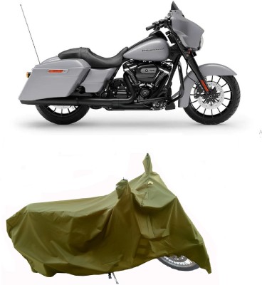 Wegather Two Wheeler Cover for Harley Davidson(Street Glide Special, Green)