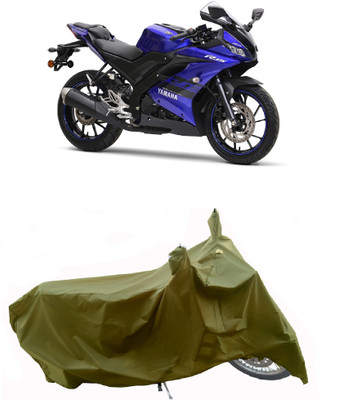 Wegather Two Wheeler Cover for Yamaha(YZF R15 BS6, Green)