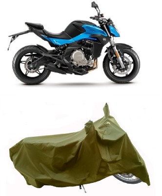 Wegather Two Wheeler Cover for CFMoto(650 NK, Green)