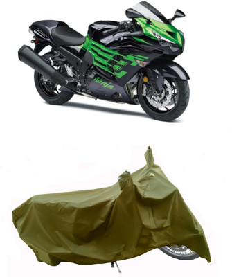 Wegather Two Wheeler Cover for Kawasaki(Ninja ZX 14R BS6, Green)