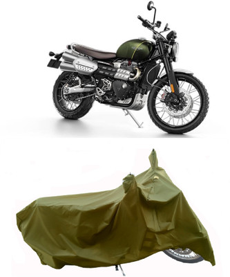 Wegather Two Wheeler Cover for Triumph(Scrambler 1200 BS6, Green)