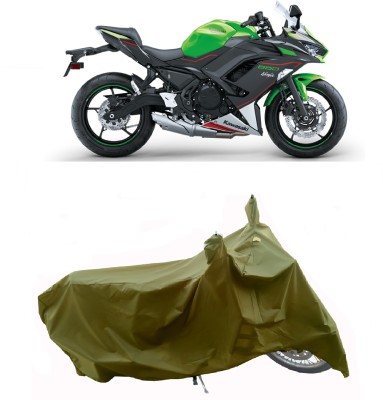 Wegather Two Wheeler Cover for Kawasaki(Ninja 650 bs6, Green)