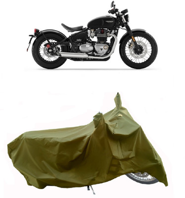 Wegather Two Wheeler Cover for Triumph(Bonneville Bobber, Green)