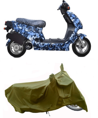 Wegather Two Wheeler Cover for Hero Electric(Electric AXLHE-20, Green)