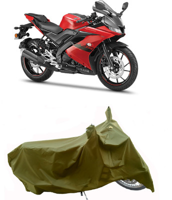 Wegather Two Wheeler Cover for Yamaha(YZF-R15 V3 New BS6, Green)