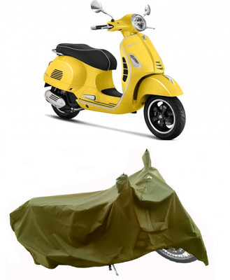 Wegather Two Wheeler Cover for Vespa(GTS 300, Green)