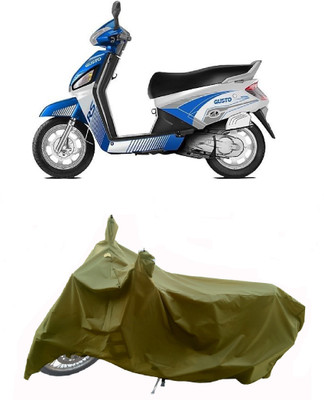 Wegather Two Wheeler Cover for Mahindra(Gusto Electric BS6, Green)