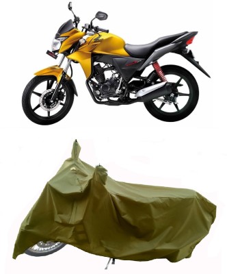 Wegather Two Wheeler Cover for Honda(CB Twister, Green)