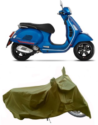 Wegather Two Wheeler Cover for Vespa(GTS Super 300 BS6, Green)