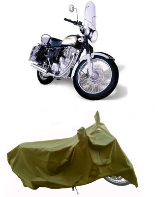 Wegather Two Wheeler Cover for Royal Enfield(Machismo 350, Green)
