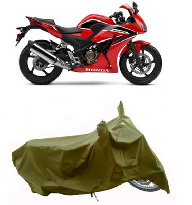 Wegather Two Wheeler Cover for Honda(CBR300R BS6, Green)