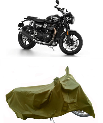 Wegather Two Wheeler Cover for Triumph(Speed Twin, Green)