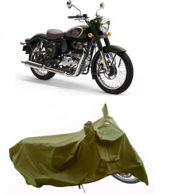Wegather Two Wheeler Cover for Royal Enfield(Classic 350, Green)
