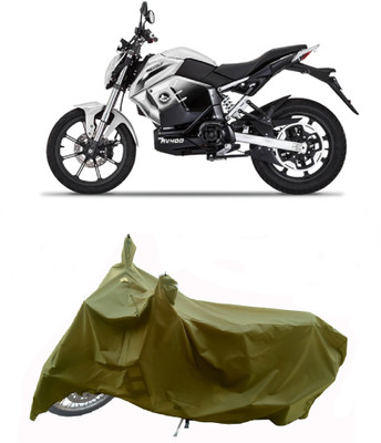 Wegather Two Wheeler Cover for Revolt(RV 400, Green)