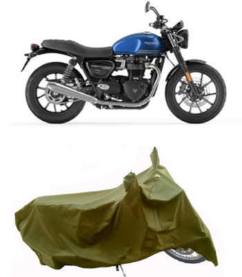 Wegather Two Wheeler Cover for Triumph(Street Twin, Green)