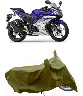 Wegather Two Wheeler Cover for Yamaha(YZF-R15 V2 BS6, Green)