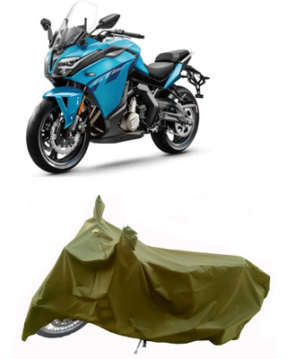 Wegather Two Wheeler Cover for CFMoto(650GT, Green)
