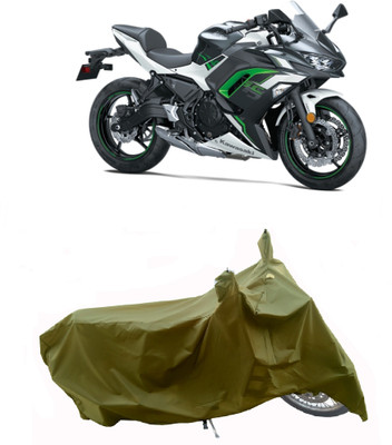 Wegather Two Wheeler Cover for Kawasaki(Ninja 650 BS6, Green)