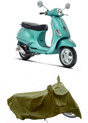 Wegather Two Wheeler Cover for Piaggio(Vespa LX, Green)