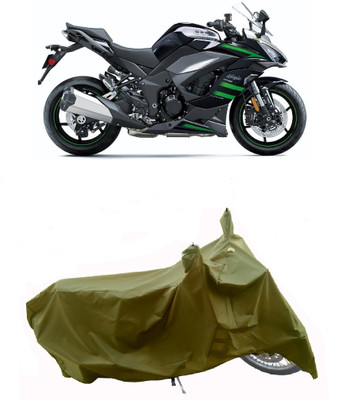 Wegather Two Wheeler Cover for Kawasaki(Ninja 1000 BS6, Green)