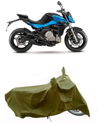 Wegather Two Wheeler Cover for CFMoto(650 NK BS6, Green)