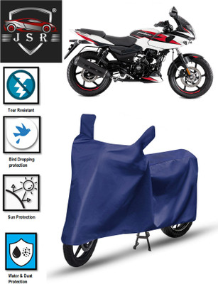 J S R Waterproof Two Wheeler Cover for Bajaj(Pulsar 220, Blue)