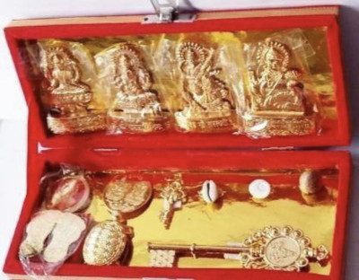 shri haridas Goddess Dhan Laxmi Kuber Bhandari Wooden Yantra (Pack of 1) Brass Yantra(Pack of 1)