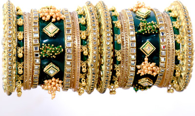 Zindura Alloy Pearl Gold-plated Chudas