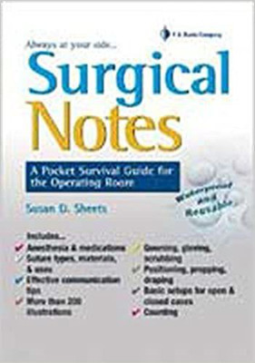 SURGICAL NOTES:A POCKET SURVIVAL GUIDE FOR THE OPERATING ROOM(Paperback, SHEETS SUSAN D)