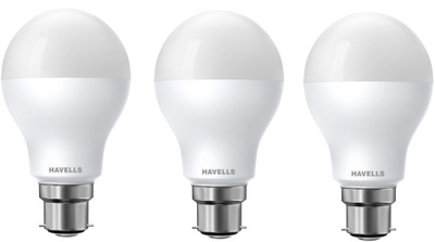 HAVELLS 5 W Basic Round B22 LED Bulb(White, Pack of 3)