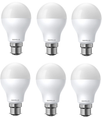HAVELLS 7 W Basic Round B22 LED Bulb(White, Pack of 6)