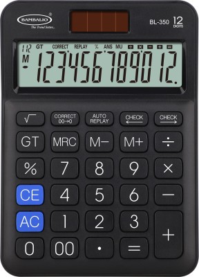 BAMBALIO BL-350 12 Digits 3 Years Warranty Basic  Calculator(12 Digit)
