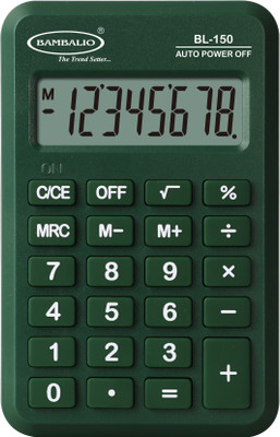 BAMBALIO BL-150 (Green) 3 Years Warranty Basic  Calculator(8 Digit)